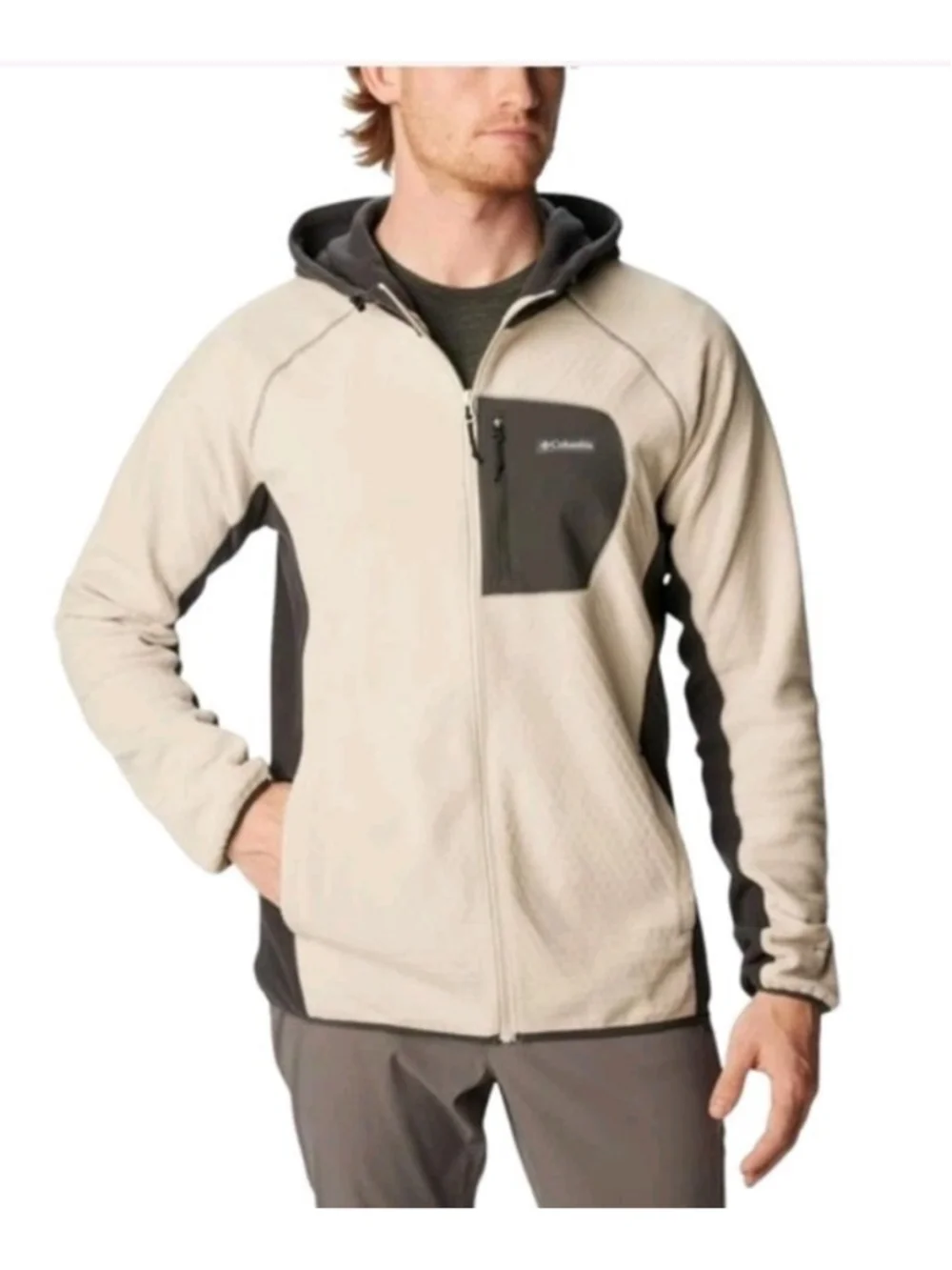 Columbia Outdoor Tracks Hooded Full Zip II Men's Sz L New Retail $85